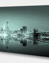 Beautiful modern cityscape - Cityscapes Photography on Wrapped Canvas