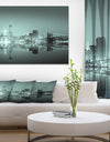 Beautiful modern cityscape - Cityscapes Photography on Wrapped Canvas