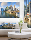 Singapore Skyline - Sea & Shore Cityscapes Photographic on wrapped Canvas