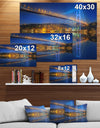 Bosphorus bridge at night Istanbul Skyline - Cityscapes Photography on Wrapped Canvas