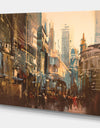 Vintage Town - Cityscapes Photography on Wrapped Canvas