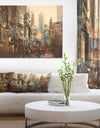 Vintage Town - Cityscapes Photography on Wrapped Canvas