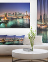 New York City Manhattan downtown - Cityscapes Photography on Wrapped Canvas