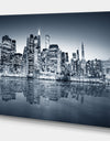 New York City Downtown - Cityscapes Photography on Wrapped Canvas