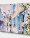 Azay le Rideau - Cityscapes Painting Print on Wrapped Canvas