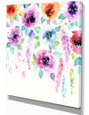 Pastel Watercolor Flower - Floral Painting Print on Wrapped Canvas on Wrapped Canvas