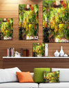 Grapes Vine - Floral Painting Print on Wrapped Canvas