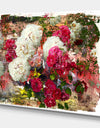 Peonies and roses - Floral Painting Print on Wrapped Canvas