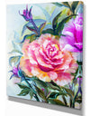 Yellow Roses - Floral Painting Print on Wrapped Canvas