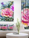 Yellow Roses - Floral Painting Print on Wrapped Canvas