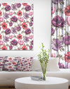 Colorful Abstract Floral Pattern - Floral Painting Print on Wrapped Canvas