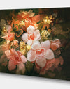 bouquet of flowers - Floral Painting Print on Wrapped Canvas