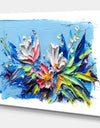 Bunch of Flowers - Floral Painting Print on Wrapped Canvas