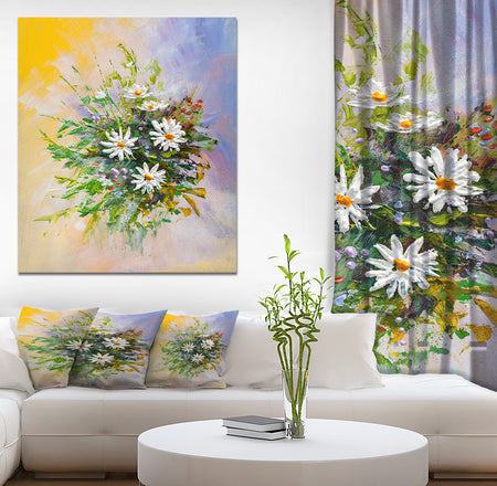 Flower Bouquet - Floral Painting Print on Wrapped Canvas