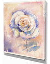 Rose Watercolor Painting artwork - Floral Painting Print on Wrapped Canvas