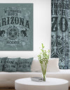 Arizona wild horse rodeo - Farmhouse Contemporary Art on wrapped Canvas