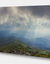 Carpathian Mountains Panorama View - Landscapes photography on wrapped Canvas