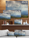 Carpathian Mountains Panorama View - Landscapes photography on wrapped Canvas