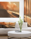 Desert Sandstorm - Landscapes Photography on wrapped Canvas