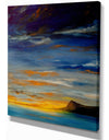 Distant Mountain - Landscapes Photography on wrapped Canvas