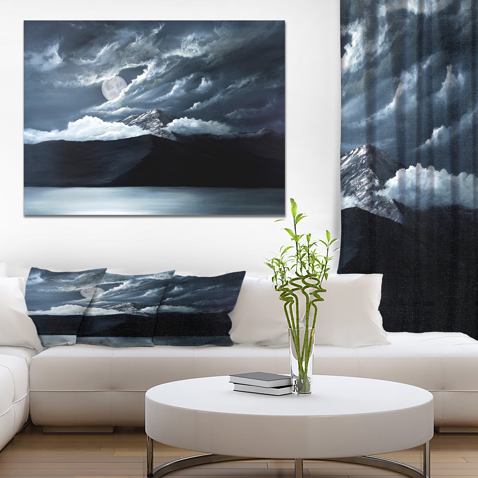 Lake Tahoe - Lake Landscapes Photographic on wrapped Canvas