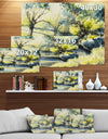 Summer rural - Landscapes Painting Print on Wrapped Canvas