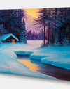 Winter forest - Landscapes Photography on wrapped canvas