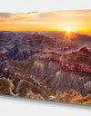 Grand Canyon at dusk - Landscapes Photography on wrapped canvas