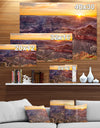 Grand Canyon at dusk - Landscapes Photography on wrapped canvas