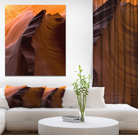 Antelope Canyon - Canyon Photography on wrapped canvas