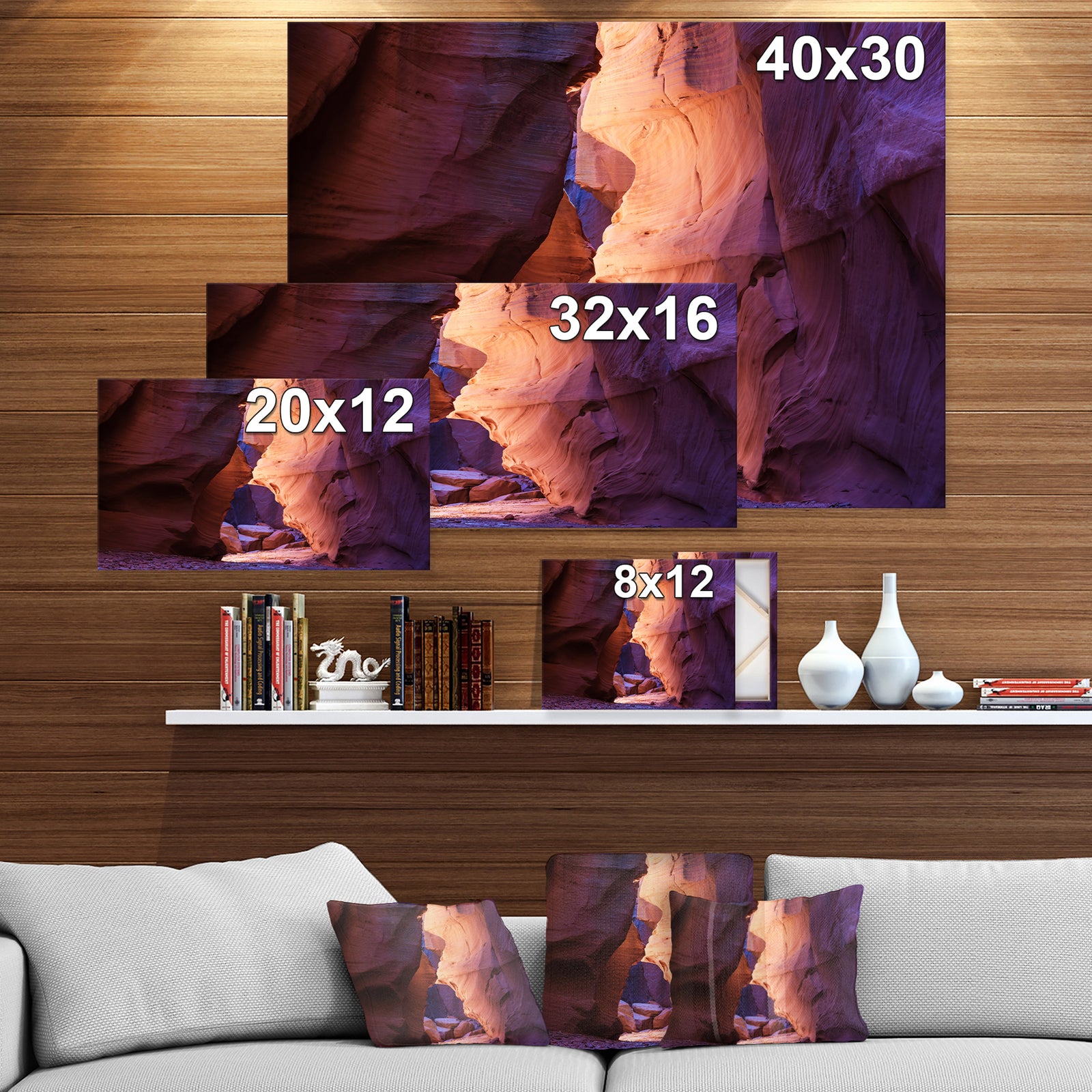 USA Slot Antelope Canyon - Canyon Photography on wrapped canvas