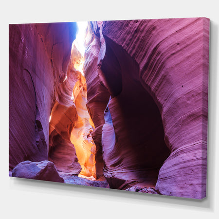 Sandstone Layer in Antelope Canyon - Canyon Photography on wrapped canvas