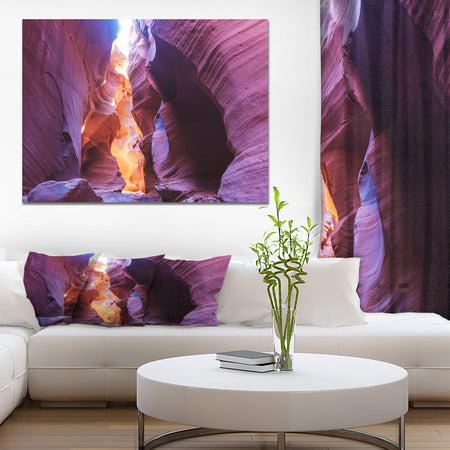 Sandstone Layer in Antelope Canyon - Canyon Photography on wrapped canvas