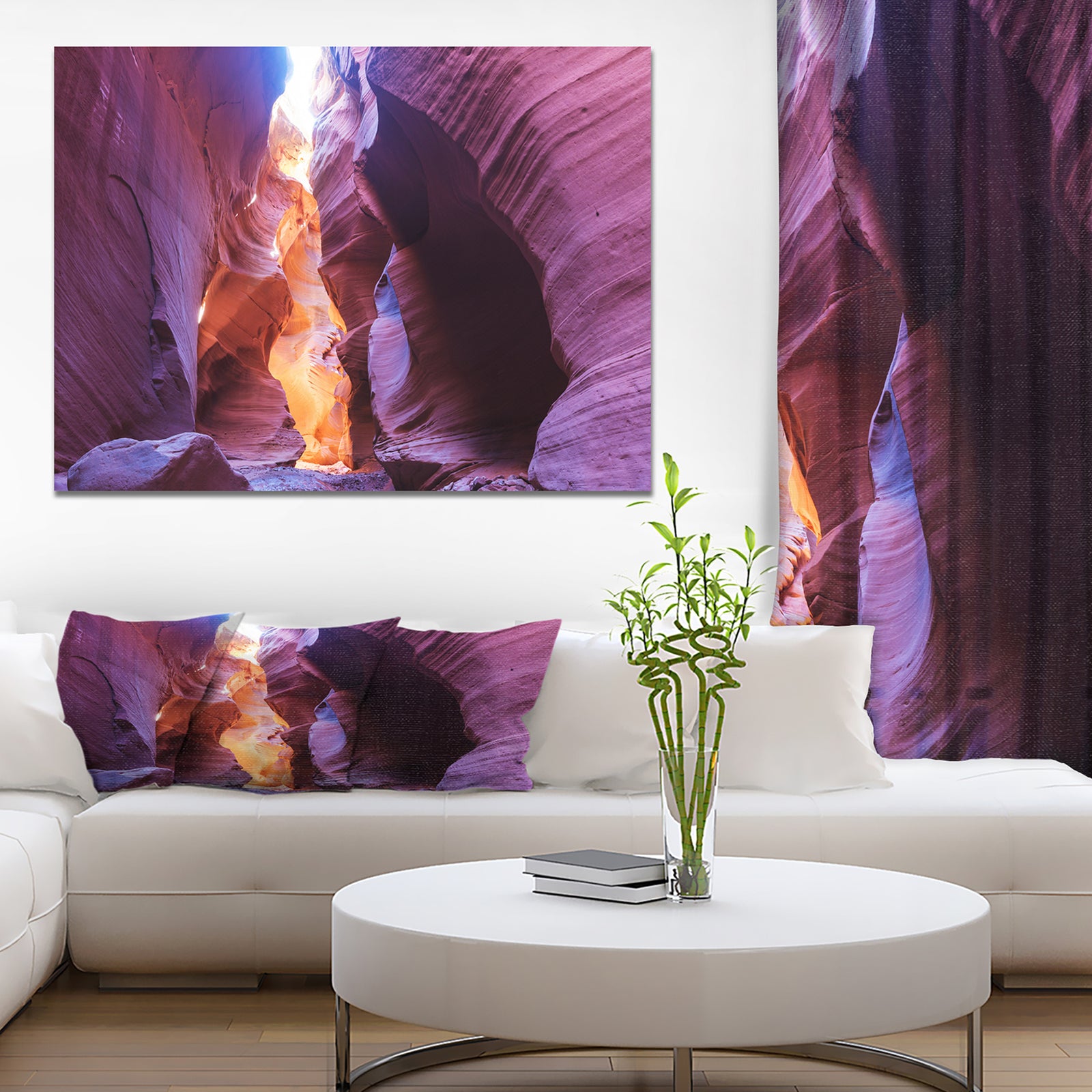 Sandstone Layer in Antelope Canyon - Canyon Photography on wrapped canvas