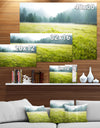 Summer meadow - Lake Landscapes Photographic on wrapped Canvas