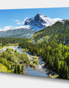 Glacier National Park Montana. - Lake Landscapes Photographic on wrapped Canvas