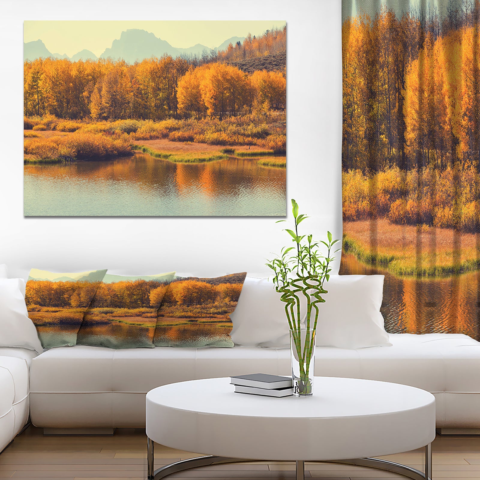 Glacier National park - Lake Landscapes Photographic on wrapped Canvas