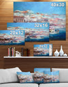 Venice Italy Boats on the island harbor - Nautical Painting Print on Wrapped Canvas