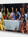 The Last Supper - Religious Art on wrapped canvas