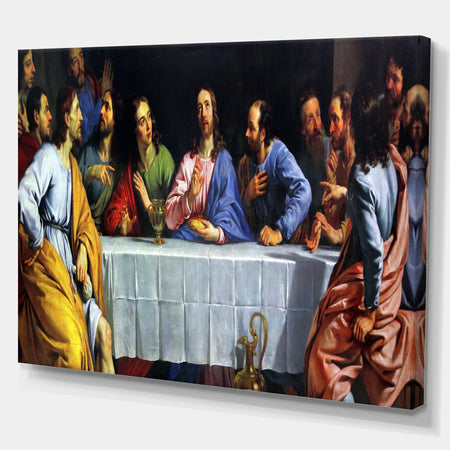 The Last Supper - Religious Art on wrapped canvas