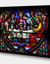 Last Supper in the cathedral of Brussels - Religious Art on wrapped canvas