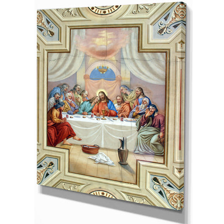 Last Supper - People Art on wrapped canvas