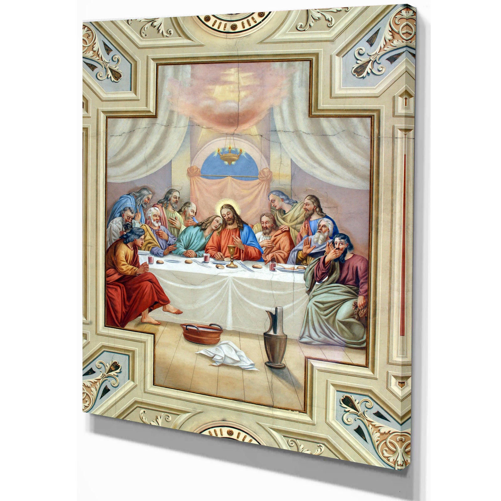 Last Supper - People Art on wrapped canvas