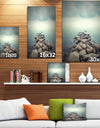 Rocks in Misty - Landscapes Sea & Shore Photographic on wrapped Canvas