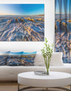 Olkhon Baikal Snow Sunrise - Landscapes Sea & Shore Photographic on wrapped Canvas