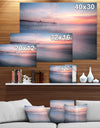 Soft Waves on Pier Sunrise - Sea & Shore Photography on wrapped Canvas