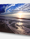 Sunset in Tropical Ocean Water - Sea & Shore Photography on wrapped Canvas