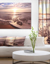 Sunrise at the Beach - Sea & Shore Photography on wrapped Canvas