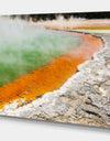 New Zealand Champagne Pool - Landscapes Sea & Shore Photographic on wrapped Canvas