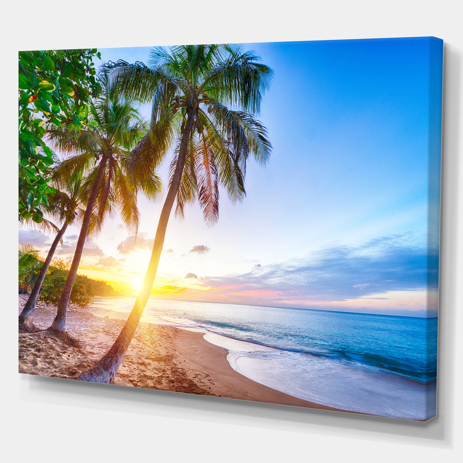 Pearl Beach in Guadeloupe - Sea & Shore Photographic on wrapped Canvas